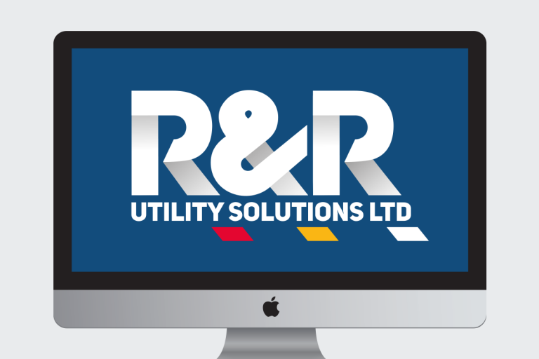 R&R utilities logo Illustration, Animation & Design Preston, Lancashire